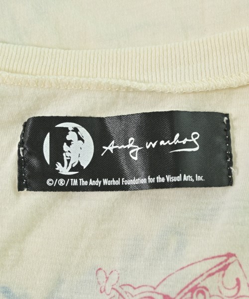 Andy Warhol BY HYSTERIC GLAMOUR（アンディウォーホルバイヒステリックグラマー）Tシャツ・カットソー 白 サイズ:F レディース/2200685459041