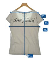 Andy Warhol BY HYSTERIC GLAMOUR（アンディウォーホルバイヒステリックグラマー）Tシャツ・カットソー グレー サイズ:F レディース/2200685459058