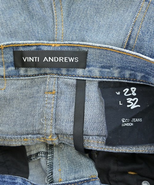 Vinti Andrews（ヴィンティアンドリュース）デニムパンツ 青 サイズ:28(L位) レディース/2200691531052