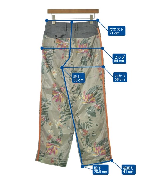 kolor（カラー）スラックス カーキ サイズ:2(M位) レディース/2200628160027