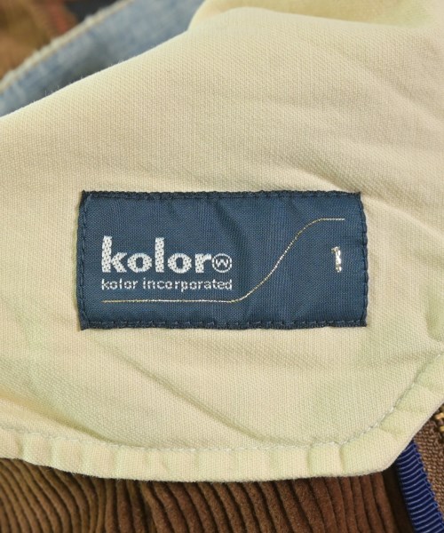 kolor（カラー）ひざ丈スカート 茶 サイズ:1(S位) レディース/2200628160034