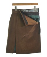 kolor（カラー）ひざ丈スカート 茶 サイズ:1(S位) レディース/2200628160034