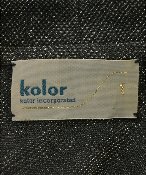 kolor（カラー）ポロシャツ 黒 サイズ:1(S位) レディース/2200611129086