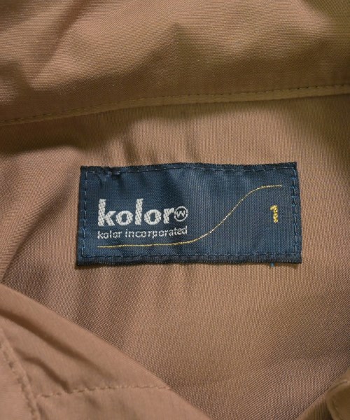 kolor（カラー）カジュアルシャツ 茶 サイズ:1(S位) レディース/2200672456053