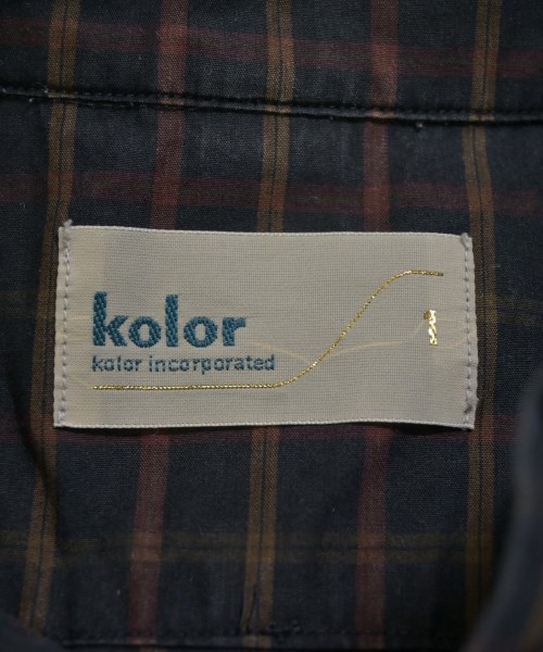 kolor（カラー）カジュアルシャツ 黒 サイズ:1(S位) レディース/2200680402042