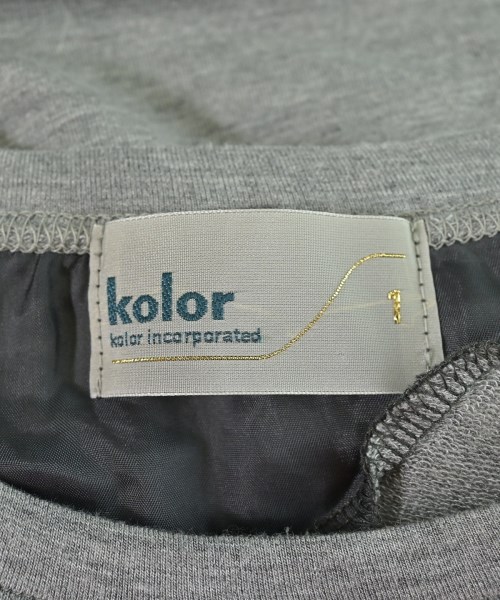 kolor（カラー）Tシャツ・カットソー グレー サイズ:1(S位) レディース/2200693519102