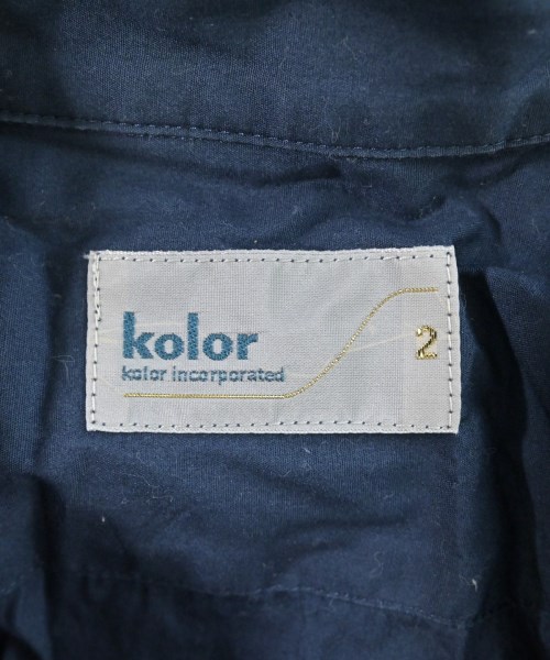 kolor（カラー）カジュアルシャツ 紺 サイズ:2(M位) レディース/2200691657158