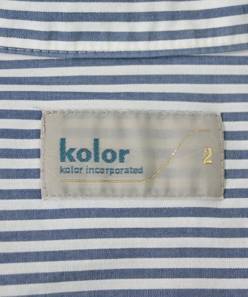 kolor（カラー）カジュアルシャツ 紺 サイズ:2(M位) レディース/2200692767160