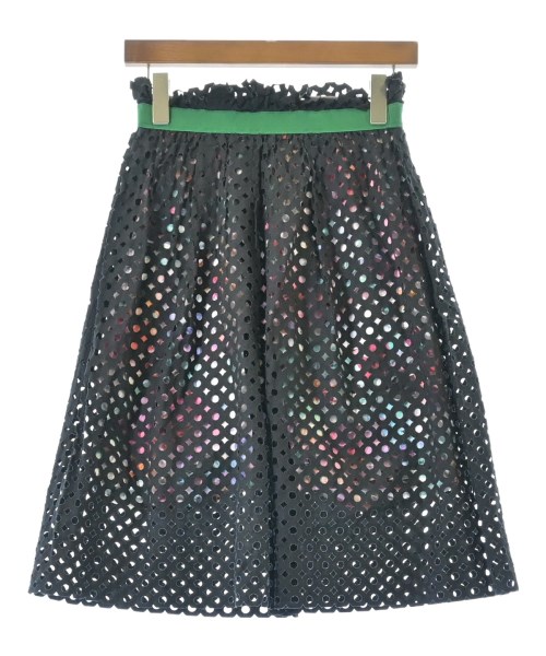 kolor(カラー)ひざ丈スカート 黒 サイズ:1(S位)/2200651078047