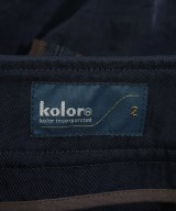 kolor（カラー）ひざ丈スカート 紺 サイズ:2(M位) レディース/2200721758046