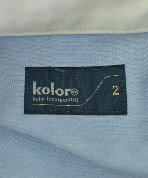 kolor（カラー）カジュアルシャツ 青 サイズ:2(M位) レディース/2200723820031