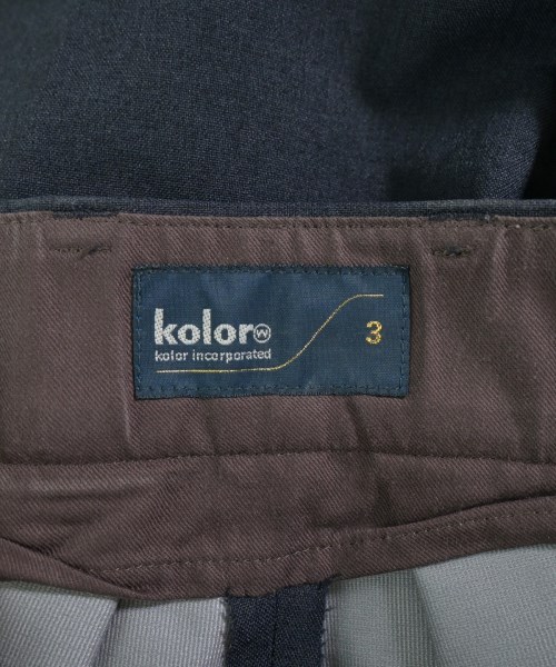 kolor（カラー）スラックス 紺 サイズ:3(L位) レディース/2200723089247