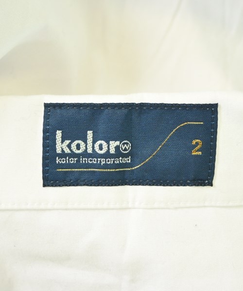 kolor（カラー）カジュアルシャツ 白 サイズ:2(M位) レディース/2200682988056