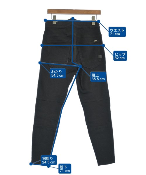 G-STAR RAW（ジースターロー）デニムパンツ 黒 サイズ:26(M位) レディース/2200624637011