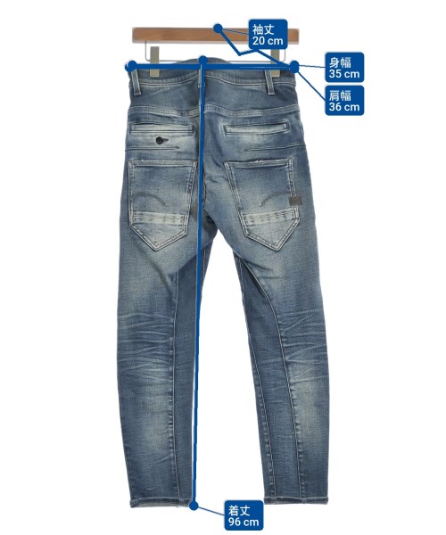 G-STAR RAW（ジースターロー）デニムパンツ 紺 サイズ:27(M位) レディース/2200624637035