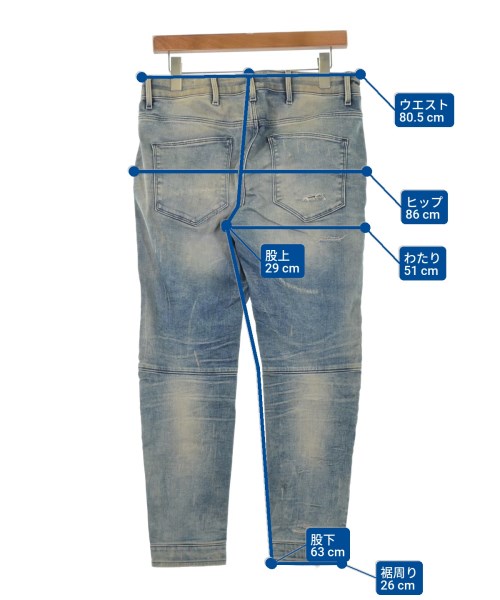 G-STAR RAW（ジースターロー）デニムパンツ 青 サイズ:27(M位) レディース/2200629980204