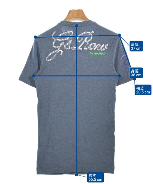 G-STAR RAW（ジースターロー）Tシャツ・カットソー 青 サイズ:S レディース/2200657474027
