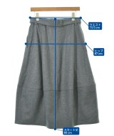 HAVERSACK（ハバーサック）ロング・マキシ丈スカート グレー サイズ:1(S位) レディース/2200632181254