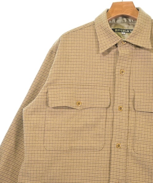 HAVERSACK（ハバーサック）カジュアルシャツ 茶 サイズ:1(S位) レディース/2200637849029
