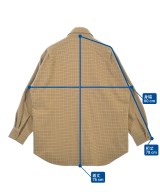 HAVERSACK（ハバーサック）カジュアルシャツ 茶 サイズ:1(S位) レディース/2200637849029