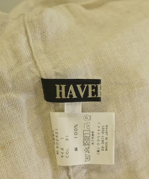HAVERSACK（ハバーサック）ブラウス ベージュ サイズ:1(S位) レディース/2200603910203