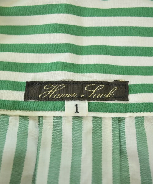 HAVERSACK（ハバーサック）カジュアルシャツ 緑 サイズ:1(S位) レディース/2200676062151