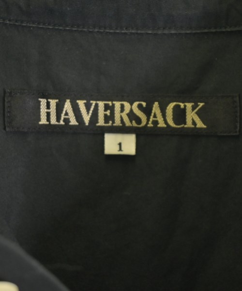 HAVERSACK（ハバーサック）シャツワンピース 黒 サイズ:1(S位) レディース/2200693790075
