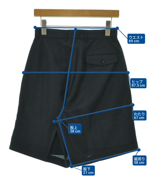 HAVERSACK（ハバーサック）ショートパンツ 紺 サイズ:0(XS位) レディース/2200722253076
