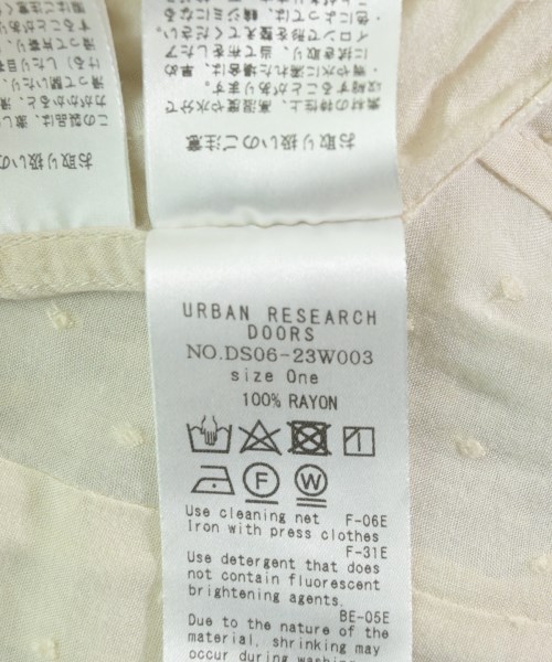 URBAN RESEARCH DOORS（アーバンリサーチドアーズ）ブラウス ベージュ サイズ:ONE レディース/2200617692058