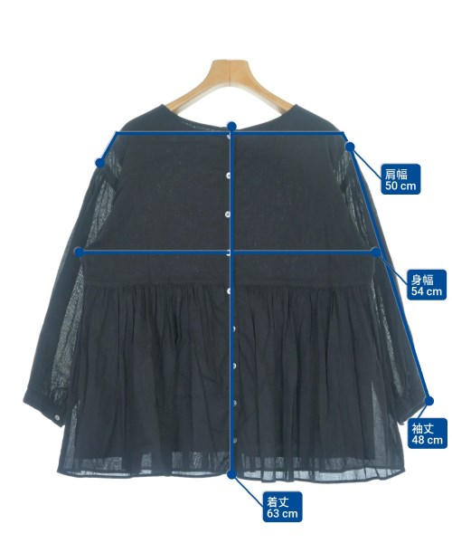 URBAN RESEARCH DOORS（アーバンリサーチドアーズ）ブラウス 黒 サイズ:M レディース/2200630465110