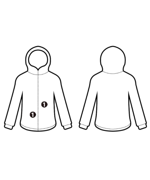 URBAN RESEARCH DOORS（アーバンリサーチドアーズ）パーカー 茶 サイズ:One レディース/2200636757059