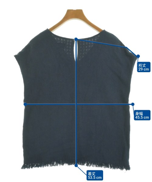 URBAN RESEARCH DOORS（アーバンリサーチドアーズ）ブラウス 紺 サイズ:ONE レディース/2200634581038