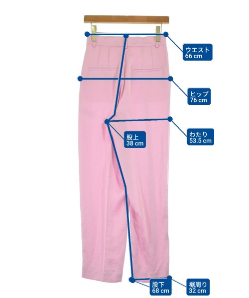URBAN RESEARCH DOORS（アーバンリサーチドアーズ）スラックス ピンク サイズ:36(S位) レディース/2200621683028