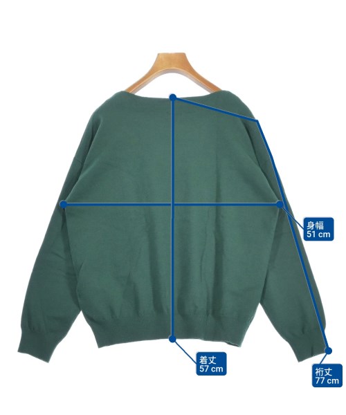 URBAN RESEARCH DOORS（アーバンリサーチドアーズ）ニット・セーター 緑 サイズ:ONE レディース/2200621045062