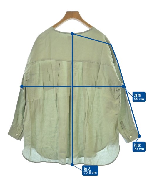 URBAN RESEARCH DOORS（アーバンリサーチドアーズ）ブラウス 緑 サイズ:ONE レディース/2200630053249