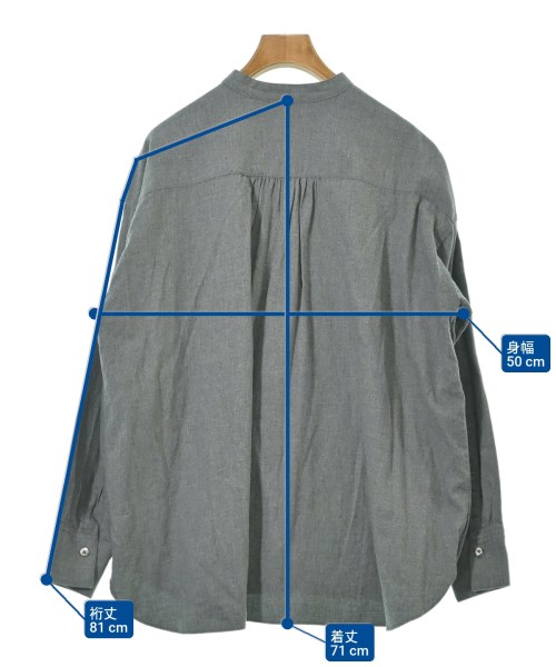 URBAN RESEARCH DOORS（アーバンリサーチドアーズ）カジュアルシャツ グレー サイズ:M レディース/2200640918095