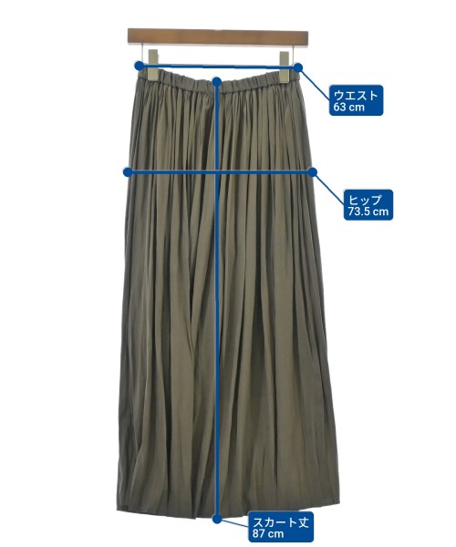 URBAN RESEARCH DOORS（アーバンリサーチドアーズ）ロング・マキシ丈スカート 茶 サイズ:M レディース/2200636946057