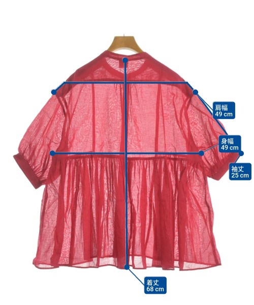 URBAN RESEARCH DOORS（アーバンリサーチドアーズ）カジュアルシャツ 赤 サイズ:-(M位) レディース/2200633199050