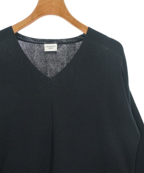 URBAN RESEARCH DOORS（アーバンリサーチドアーズ）ニット・セーター 黒 サイズ:one レディース/2200612652033