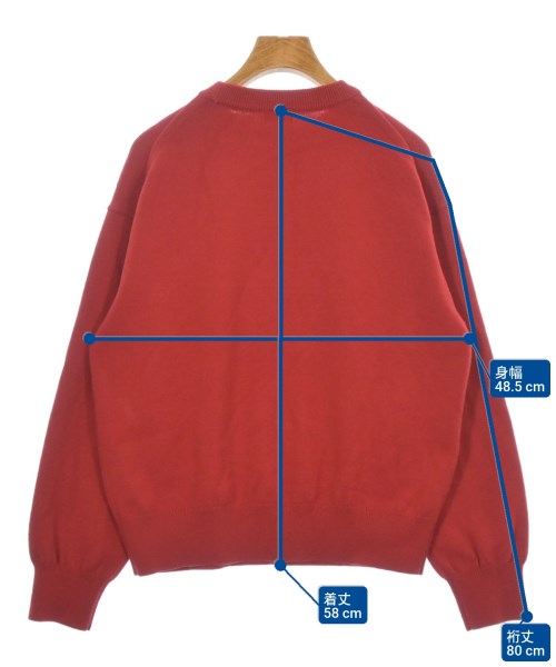 URBAN RESEARCH DOORS（アーバンリサーチドアーズ）ニット・セーター 赤 サイズ:M レディース/2200616388020