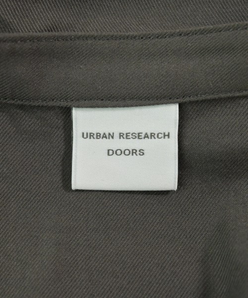 URBAN RESEARCH DOORS（アーバンリサーチドアーズ）シャツワンピース 茶 サイズ:ONE レディース/2200614996111