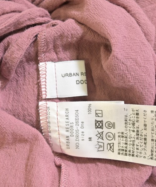 URBAN RESEARCH DOORS（アーバンリサーチドアーズ）ワンピース ピンク サイズ:ONE レディース/2200611517135