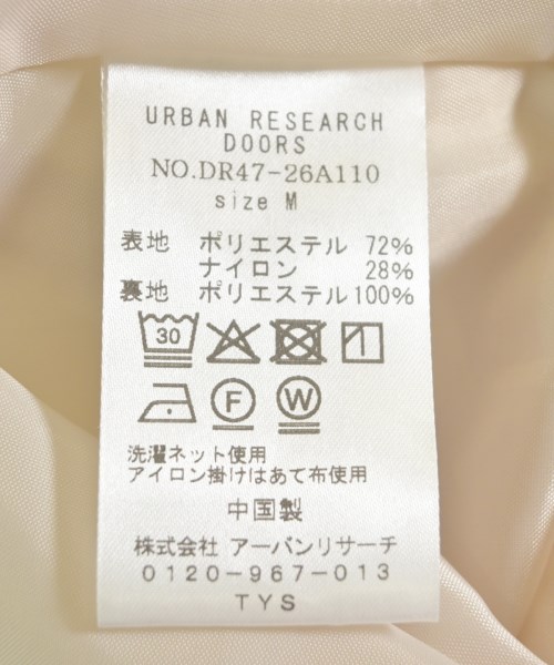 URBAN RESEARCH DOORS（アーバンリサーチドアーズ）ワンピース 白 サイズ:M レディース/2200617057109