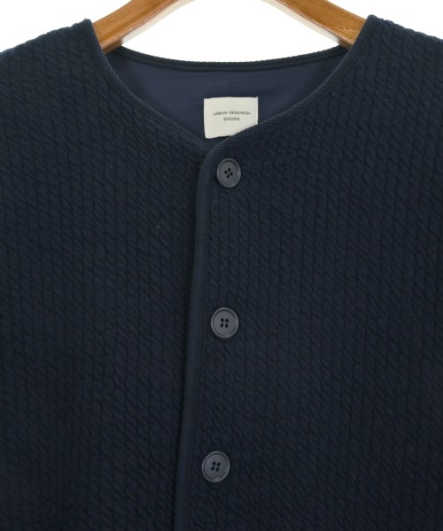 URBAN RESEARCH DOORS（アーバンリサーチドアーズ）ノーカラージャケット 紺 サイズ:M レディース/2200620355025