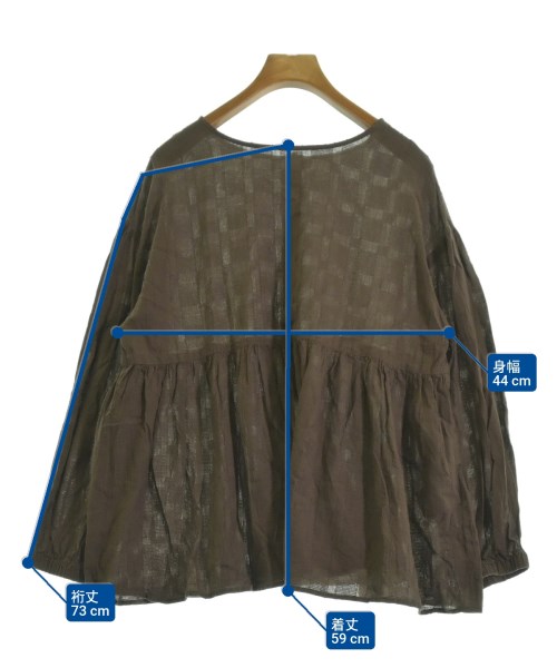 URBAN RESEARCH DOORS（アーバンリサーチドアーズ）ブラウス 茶 サイズ:M レディース/2200616599105