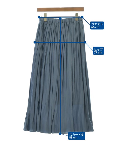 URBAN RESEARCH DOORS（アーバンリサーチドアーズ）ロング・マキシ丈スカート 青 サイズ:M レディース/2200618216109