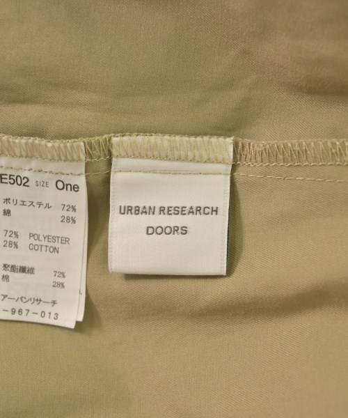 URBAN RESEARCH DOORS（アーバンリサーチドアーズ）ワンピース ベージュ サイズ:ONE レディース/2200627964060