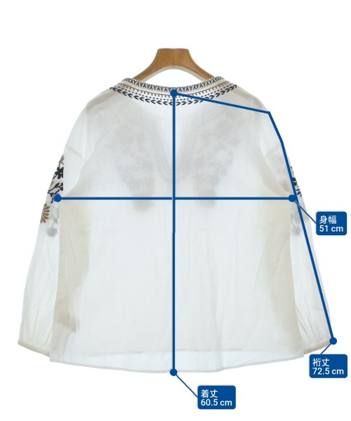 URBAN RESEARCH DOORS（アーバンリサーチドアーズ）ブラウス 白 サイズ:ONE レディース/2200629440050