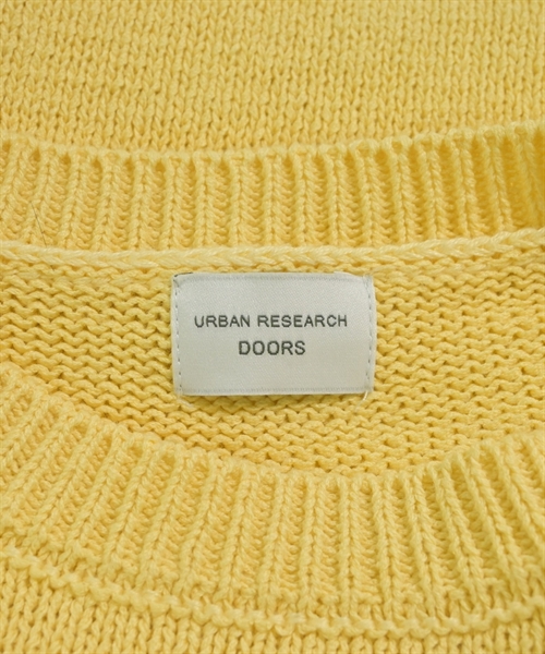 URBAN RESEARCH DOORS（アーバンリサーチドアーズ）ニット・セーター 黄 サイズ:M レディース/2200609781050