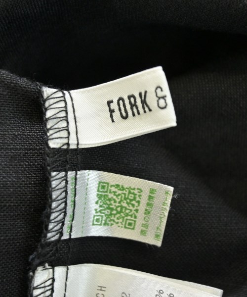 FORK&SPOON（フォークアンドスプーン）シャツワンピース 黒 サイズ:1(S位) レディース/2200612149021